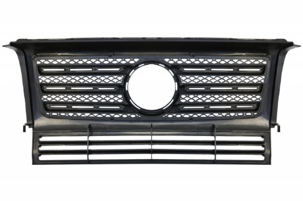 Grill passend voor Mercedes W463 G-Klasse 90-14 Exclusive Design Piano Zwart/Chroom