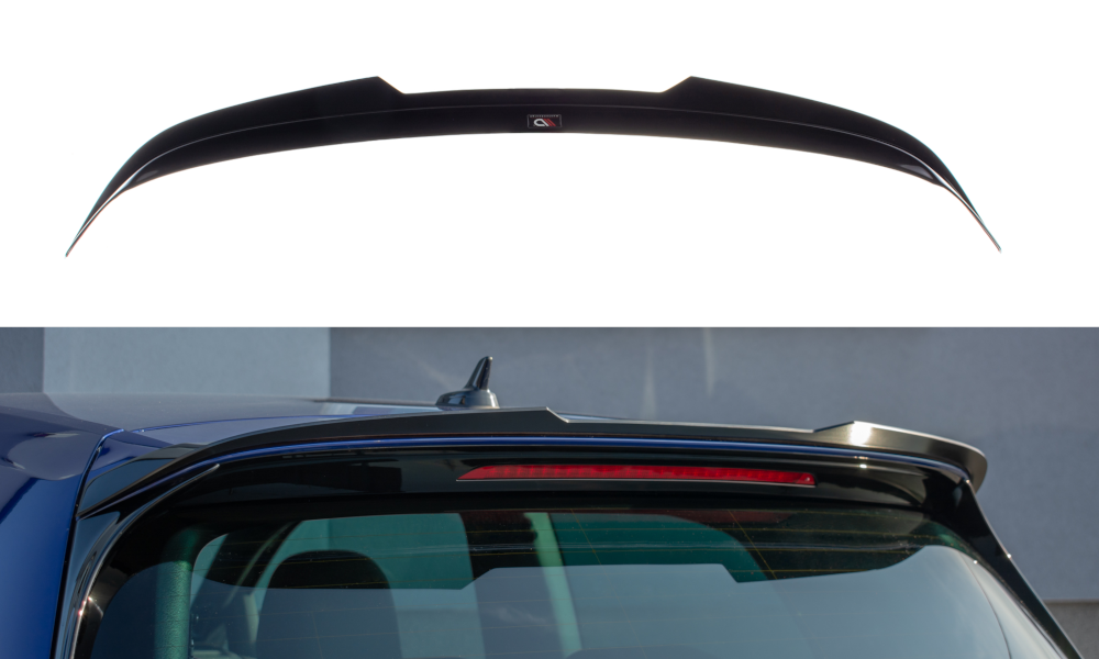Opzetstuk Spoiler passend voor VW Golf 7/7.5 R / GTI Facelift Glans Zwart