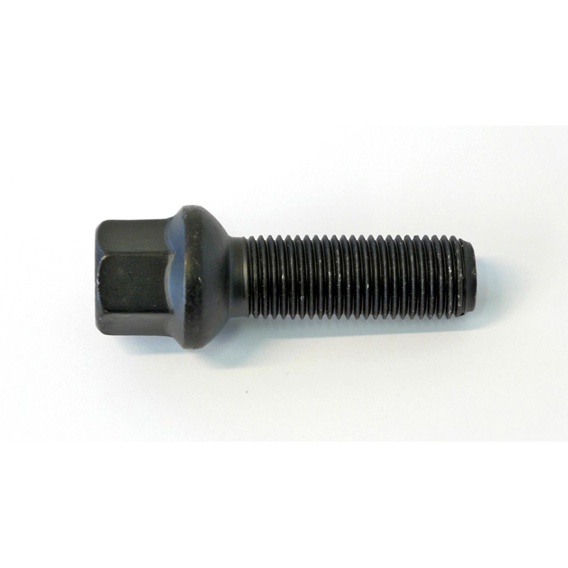 H&R Wielbout bolkonisch R14 M14x1.50 - Lengte 65mm - Zwart