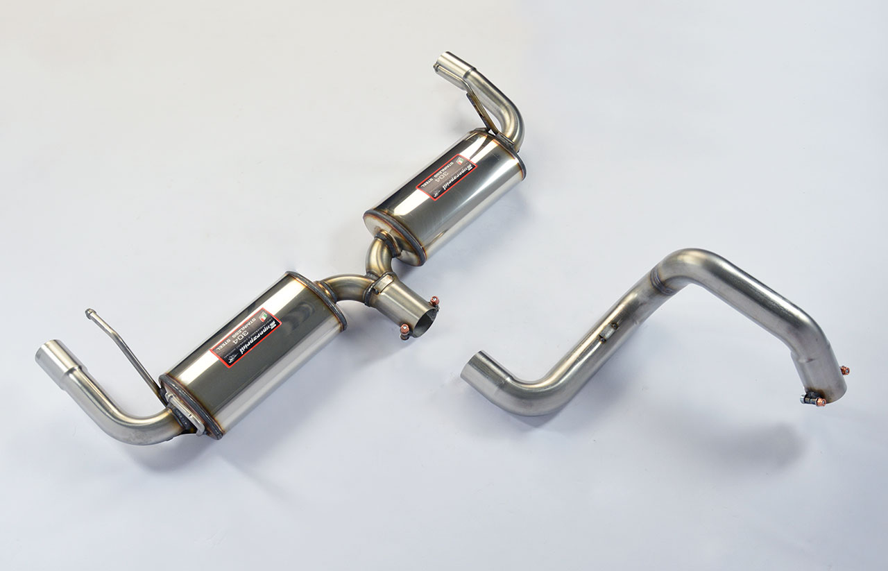 595 ABARTH 1.4T "50° Anniversario" (180 Hp) (Ø65) 2013 Rear exhaust Right - Left