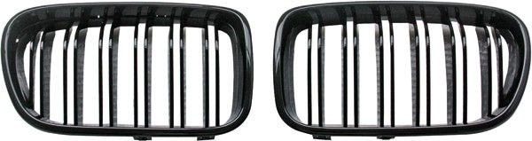Grill Nieren passend voor BMW X3 F25 10-14 Glans  Zwart
