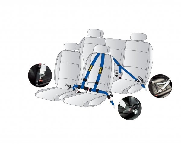 4 Punts Gordels Schroth ASM-QuickFit (VAG) Zwart Links