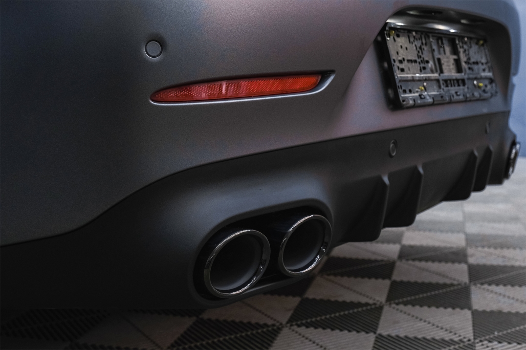 Diffuser passend voor Mercedes CLS C257 53 AMG Look Zwarte Sierstukken