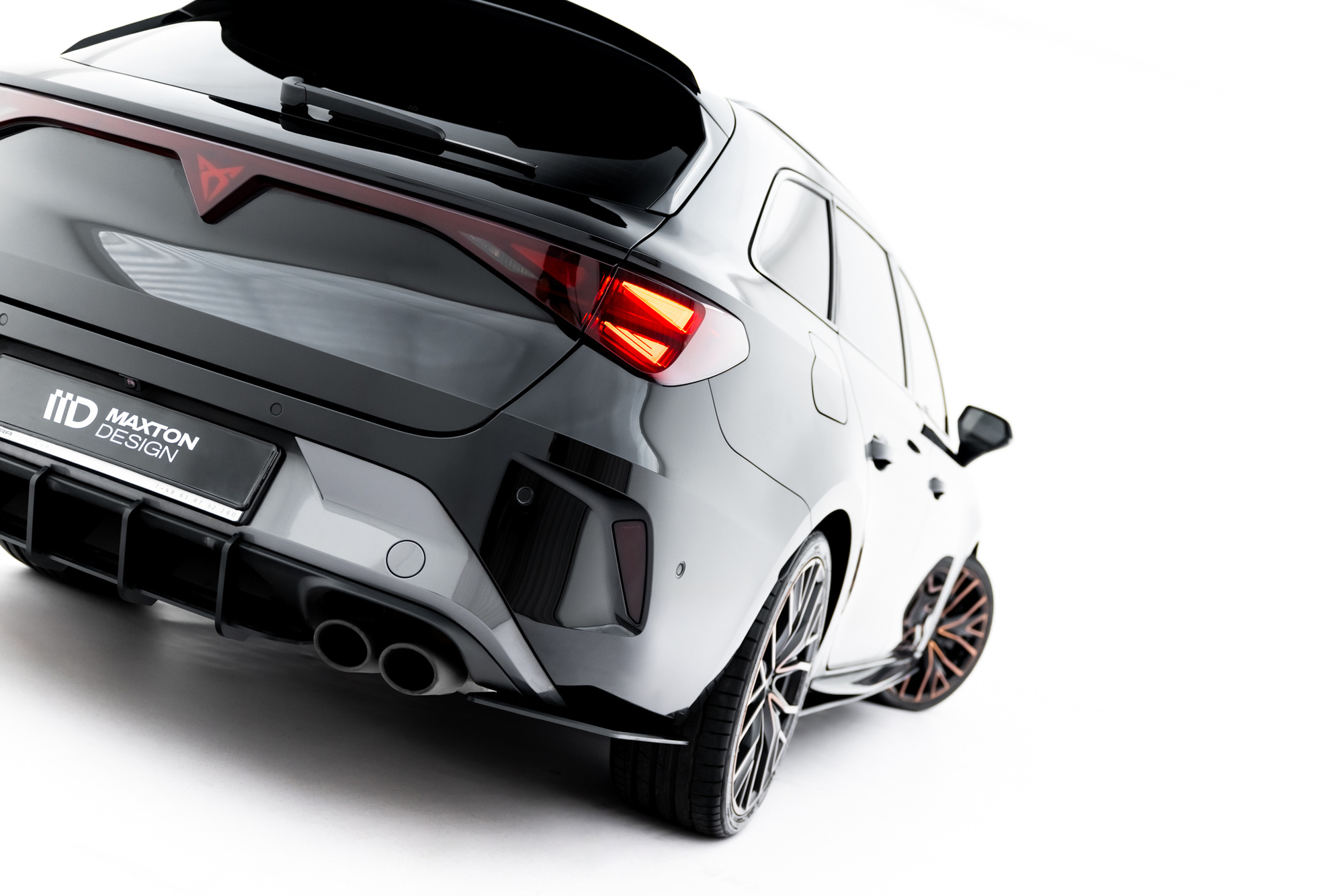 Street Pro Rear Side Splitters Cupra Leon ST Mk1 Facelift
