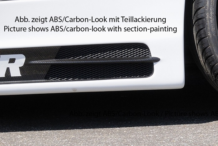 Zijskirts passend voor BMW E87 ABS Carbon-look Rieger