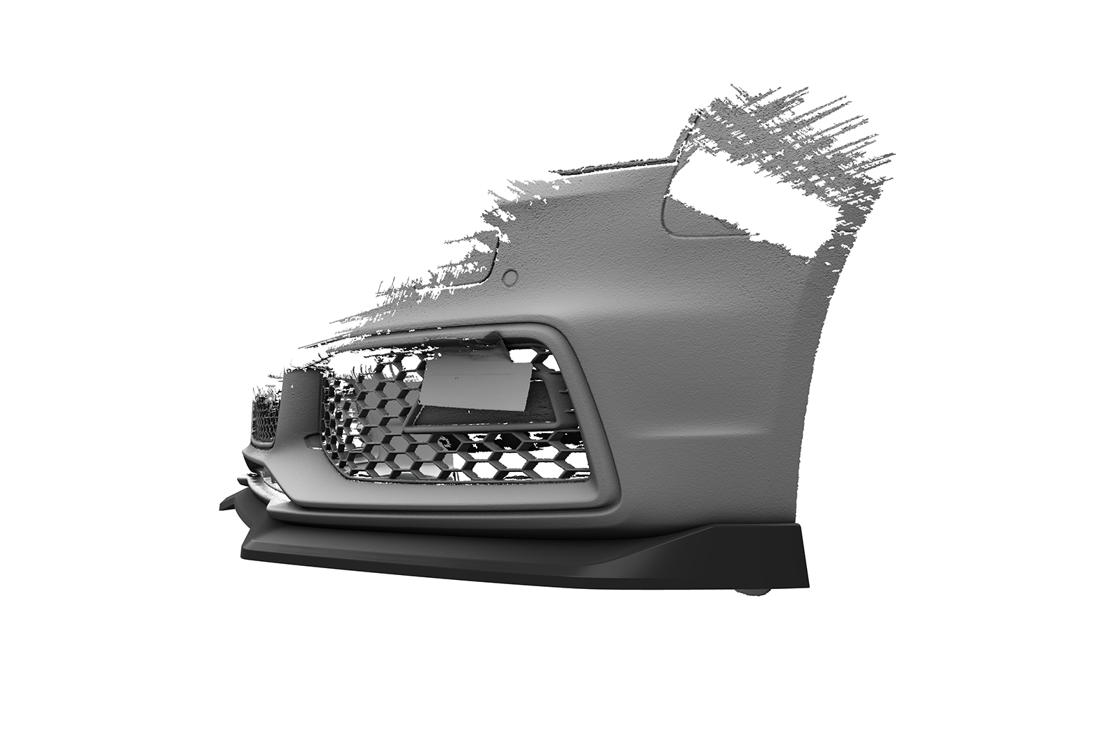 Voorspoiler passend voor Audi A4 / S4 B8 (Type 8K)