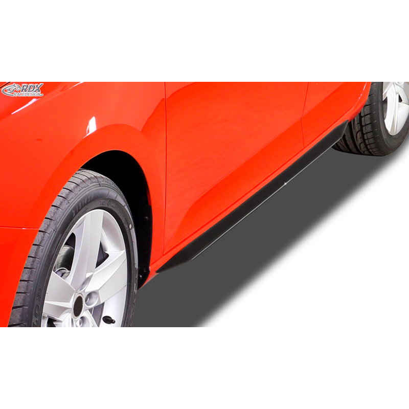 Sideskirts 'Slim'  Fiat Grande Punto 2005- (ABS zwart glanzend)