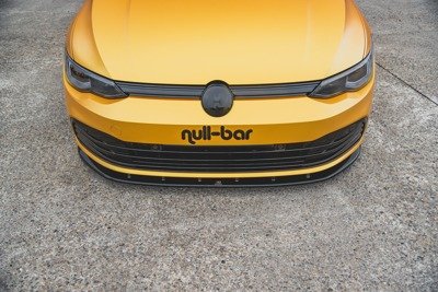 Voorspoiler passend voor Volkswagen Golf 8 Maxton Glans Zwart