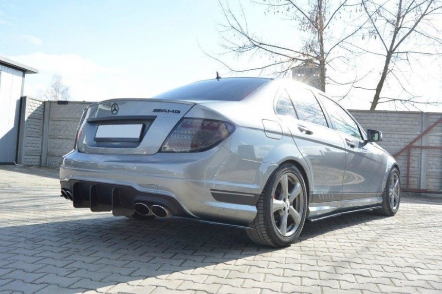 Diffuser passend voor Mercedes C-klasse W204 AMG-Line Maxton Design