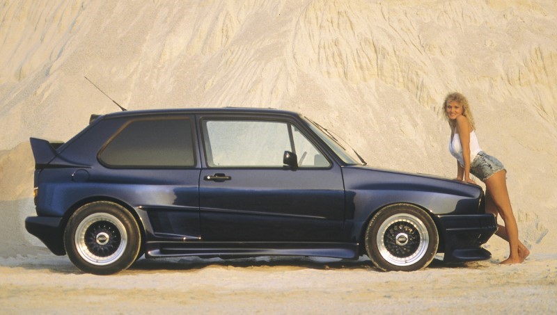 Achterverbreders Breedversie ll VW Golf I Cabrio Polyester Riege