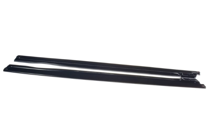 ZijSkirts Diffuser passend voor Audi SQ5/Q5 S-Line MK11 Glanzend Zwart