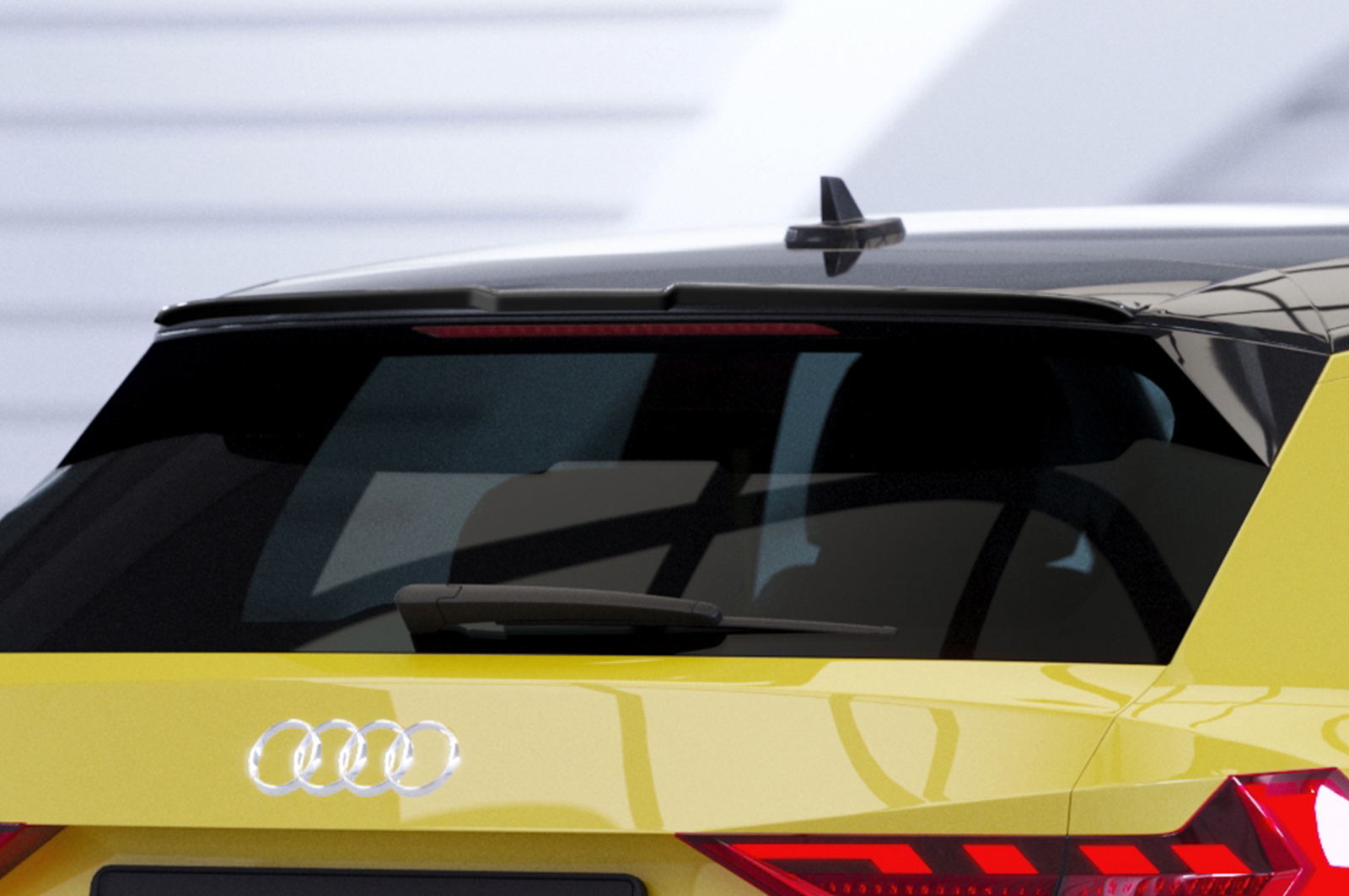 Spoiler passend voor Audi A1 (Type GB) CSR Glans Zwart