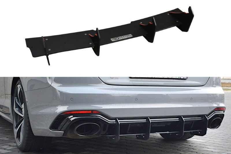 Achter Diffuser passend voor Audi RS5 F5 Coupe / Sportback V.2