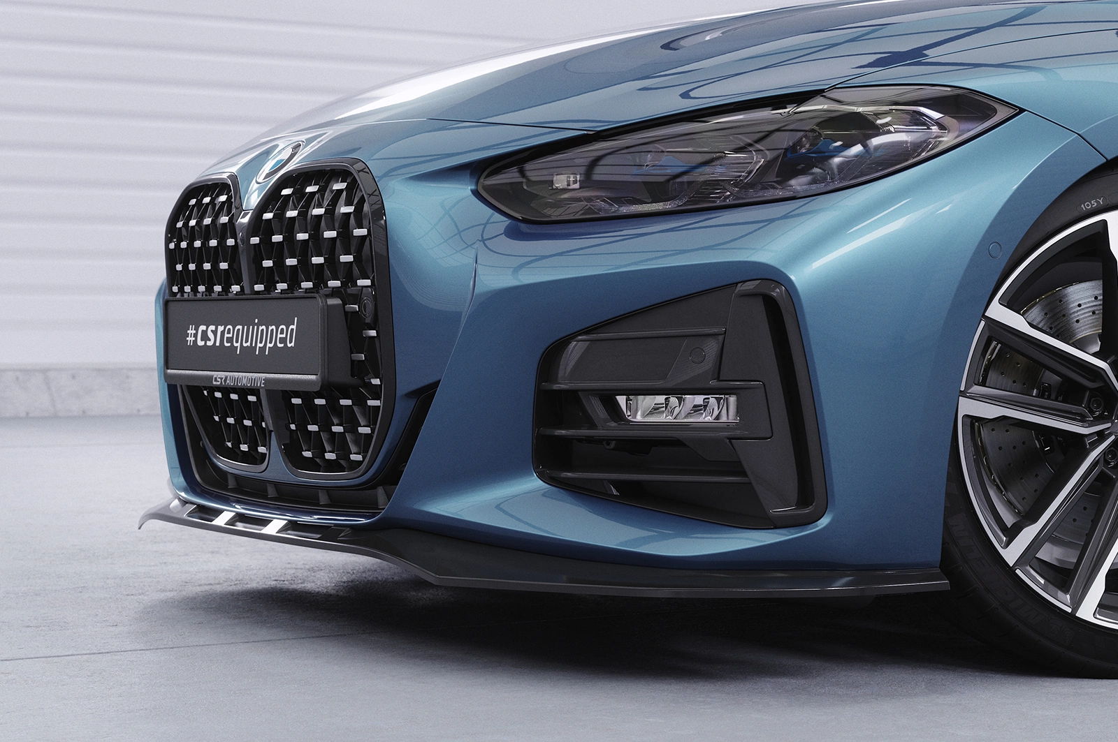 Voorspoiler passend voor BMW 4 Serie (G22/G23) M-Pakket en M440i – CSR Automotive