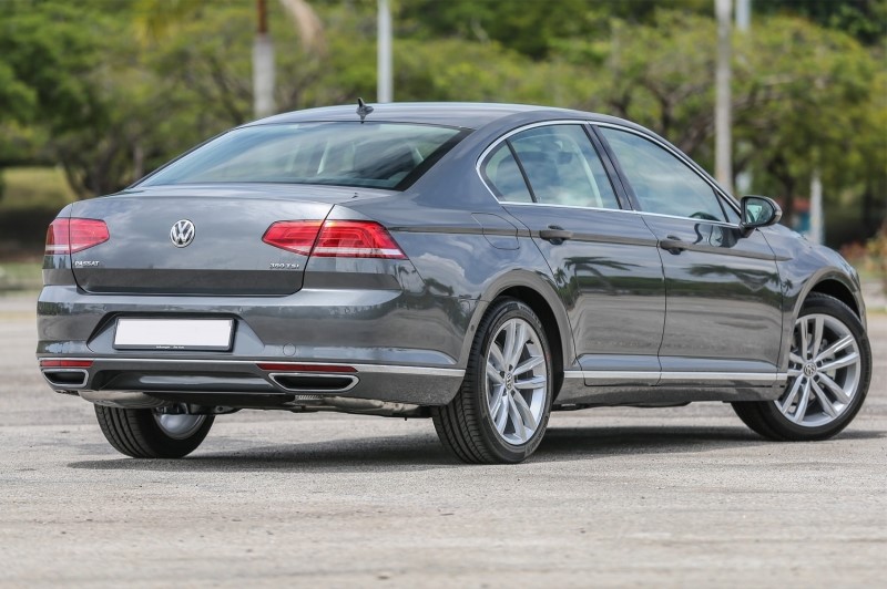 Diffuser passend voor VW Passat B8 R Line Look