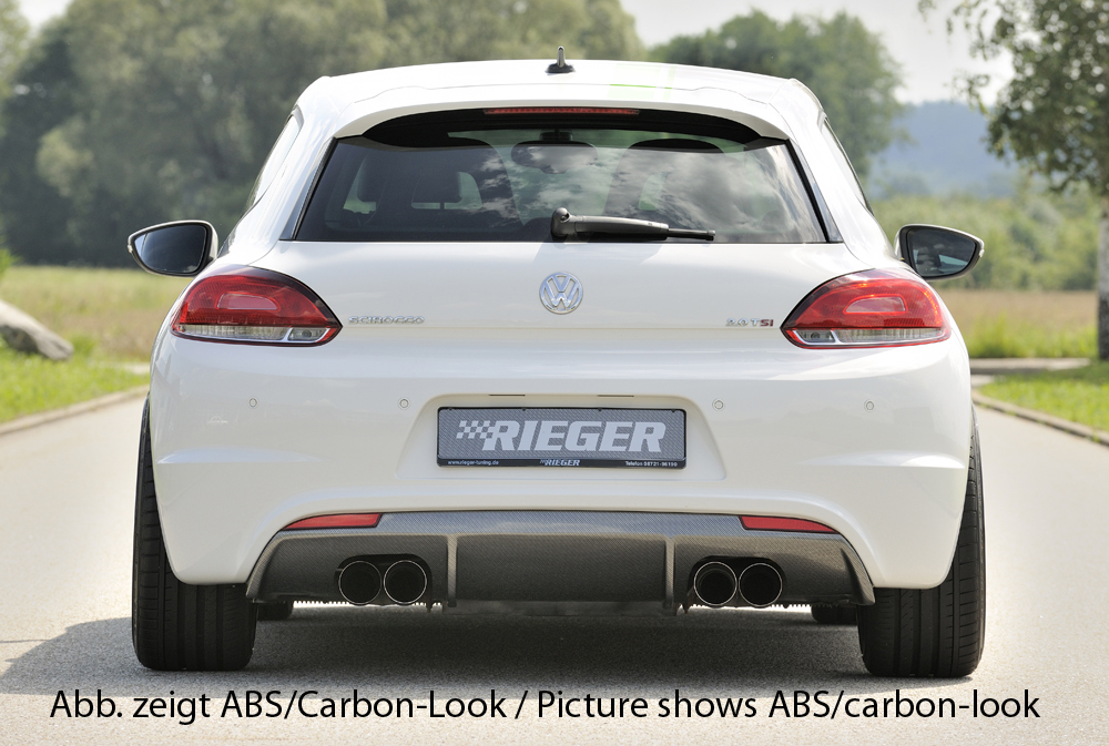 Diffuser passend voor Volkswagen Scirocco 08-17 R-line  Rieger