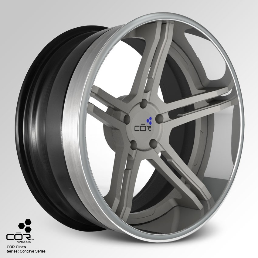 COR WHEELS Cinco Super Concave 18x10.0J 5x130
