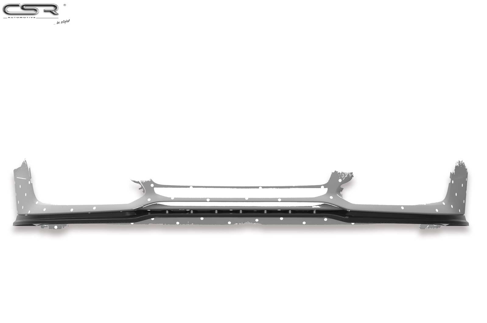 Voorspoiler passend voor Audi S8 D4 (Plus) CSR Glanzend Zwart