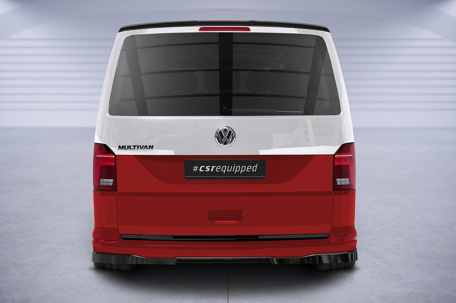 Spoiler passend voor Volkswagen Transporter T6 / T6.1 CSR Glans Zwart