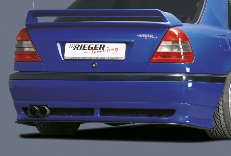 Achterbumper Diffuser passend voor Mercedes W202 vanaf 06.97 Rieger