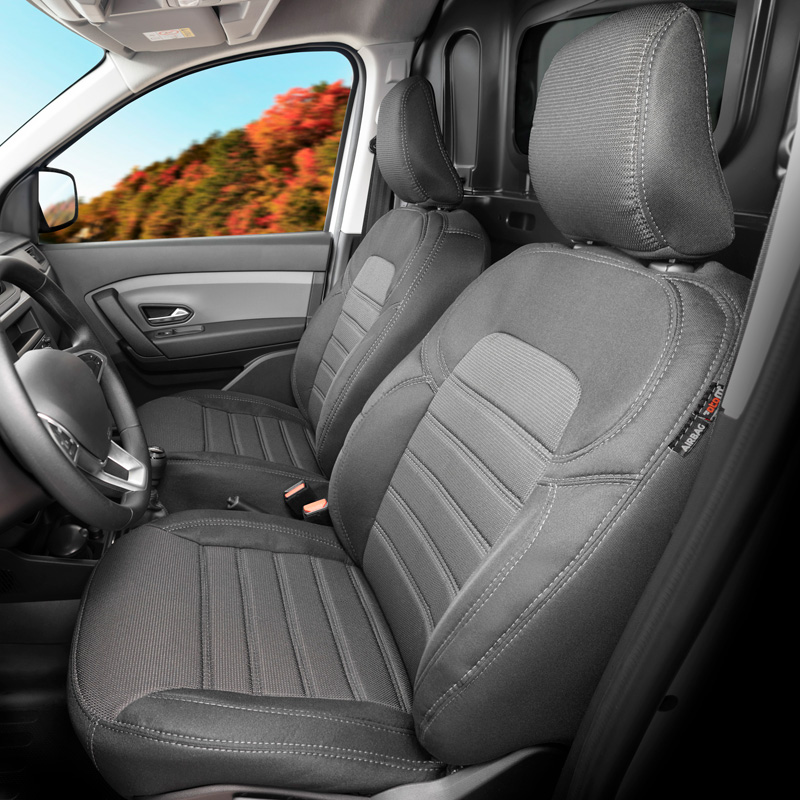 Original Design Stoffen Stoelhoezenset 1+1  Citroën Berlingo/Peugeot Partner/Opel Combo/Toyota Proace City 2018-