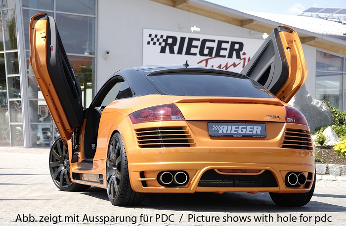 Achterbumper passend voor Audi TT 09.06- Rieger