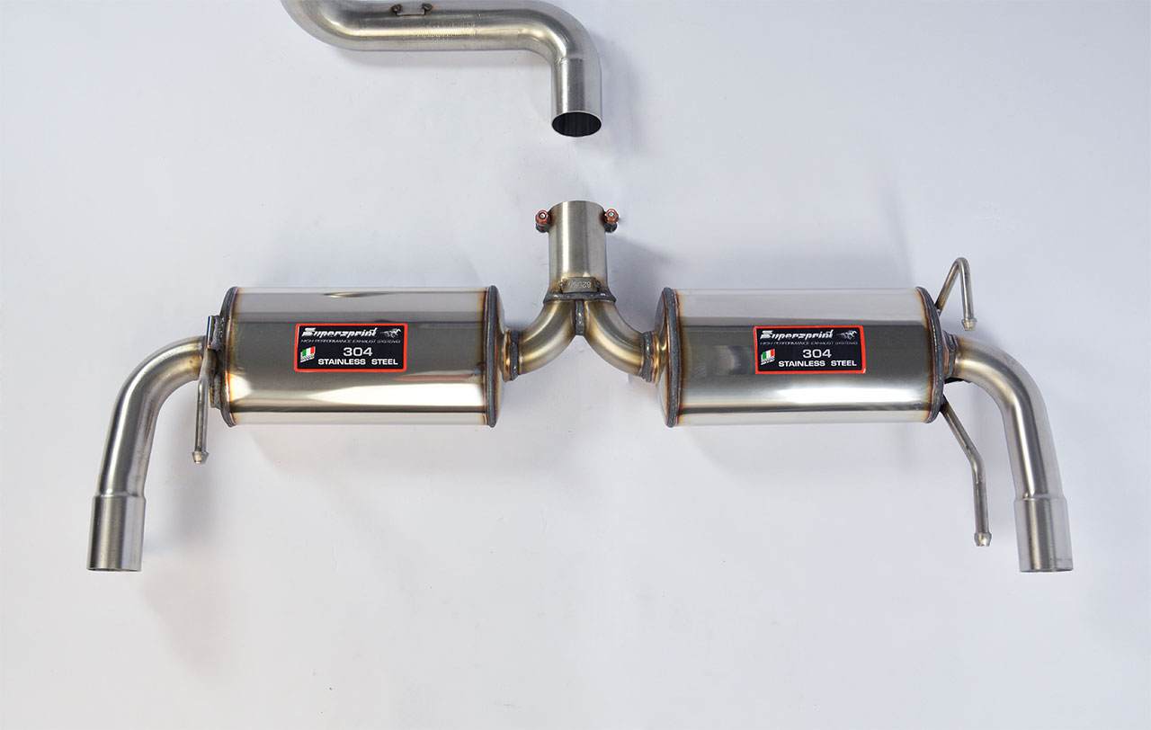 595 ABARTH 1.4T (145 Hp) 2015 Rear exhaust Right - Left