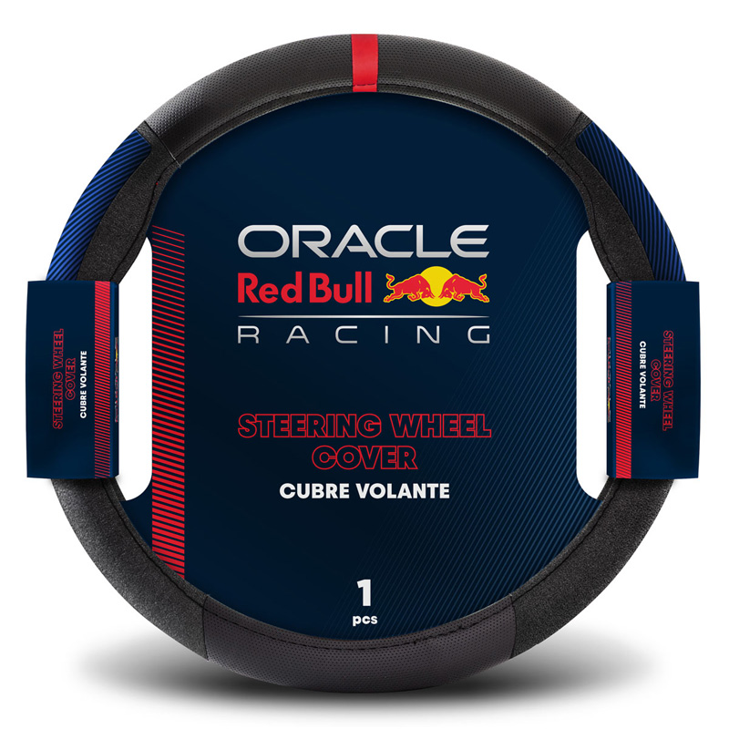 Red Bull Oracle Universele stuurwielhoes - Type 02 - Zwart/Rood/Blauw
