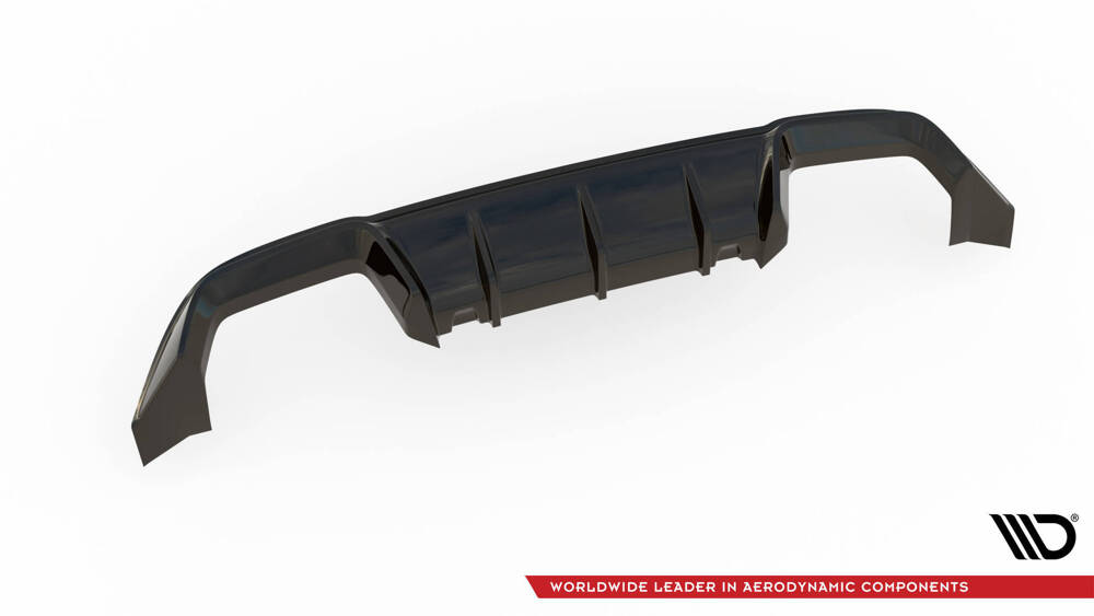 Bodykit passend voor Volkswagen Golf R Hatchback MK7 Maxton Glanzend zwart