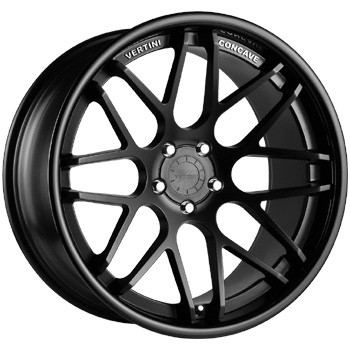 VERTINI MAGIC CONCAVE INOX MATT BLACK 9,5x19 5x112