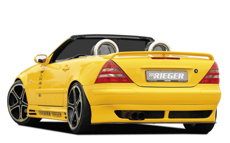 Achterbumper Diffuser passend voor Mercedes SLK tot model 00 Rieger