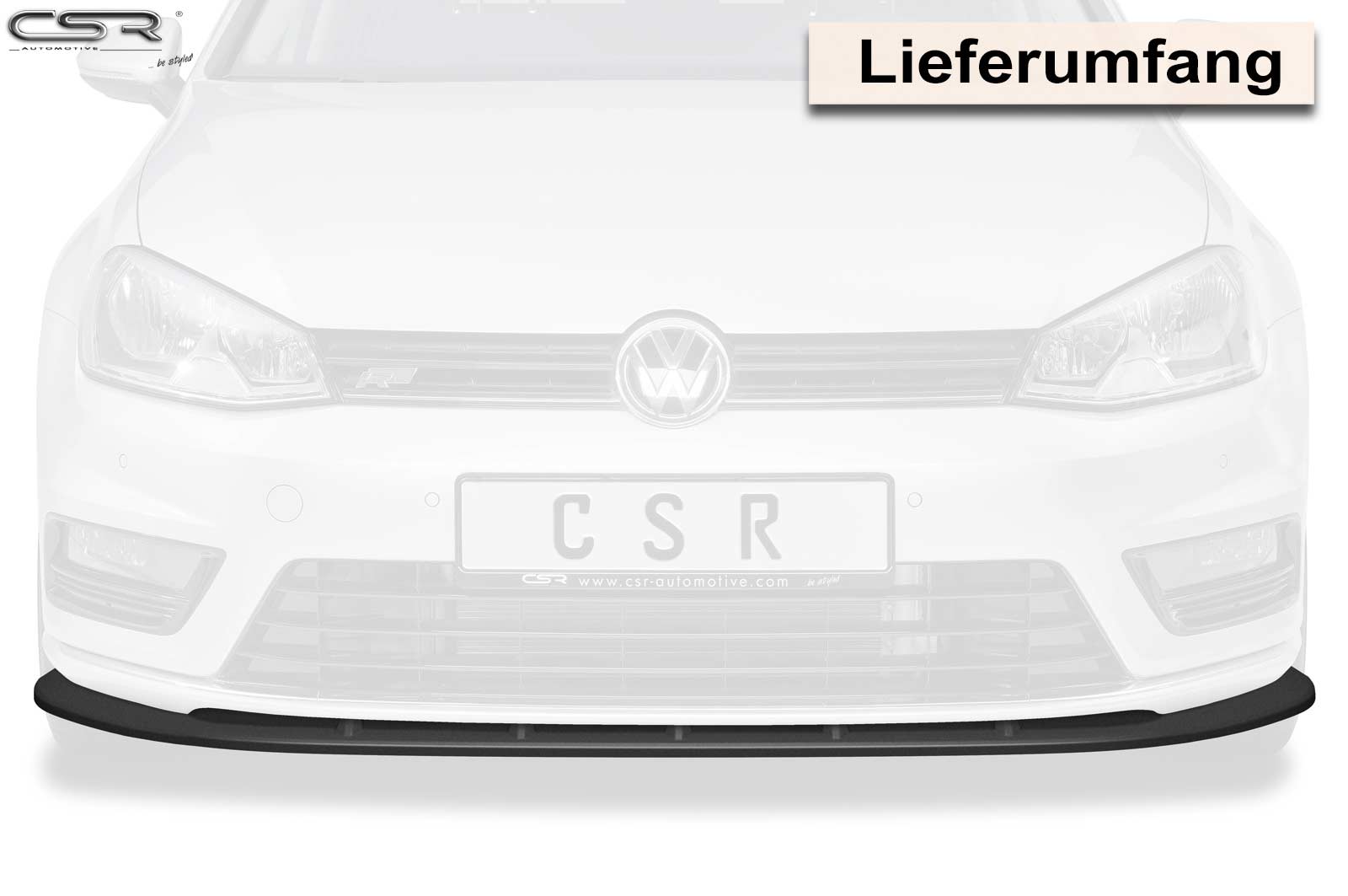 Voorspoiler VW Golf VII R-Line