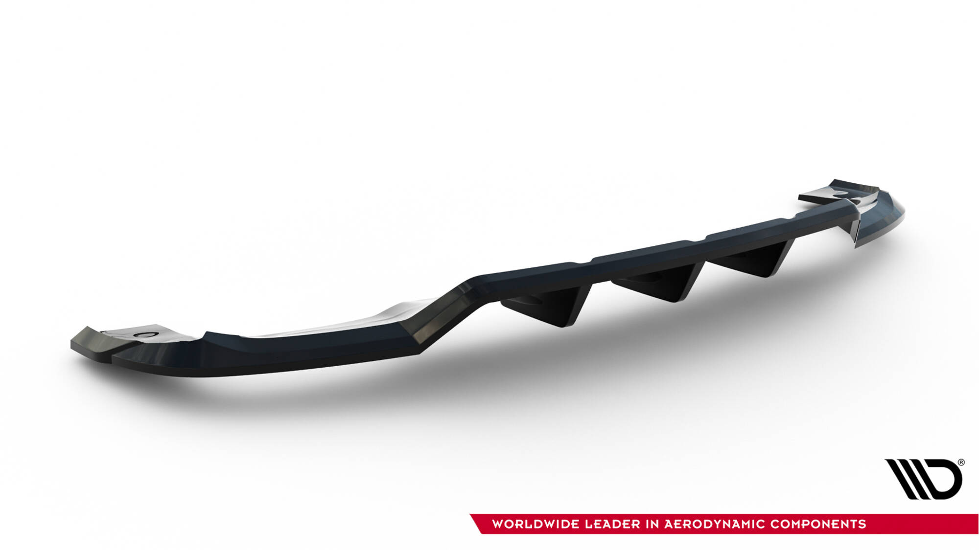 Achter Diffuser passend voor Mercedes-Benz GLA 45 AMG Off-roader X156 Maxton Glanzend zwart