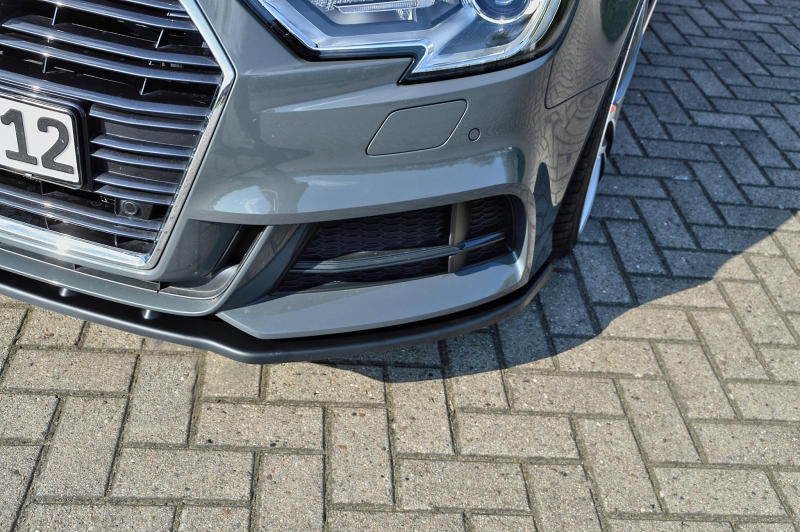 Voorspoiler passend voor Audi A3 8V S-line S3 Sportback Glans Zwart