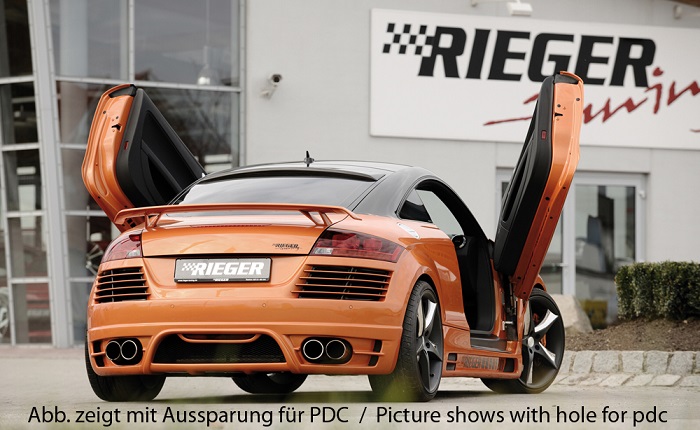 Achterbumper passend voor Audi TT 09.06- Rieger