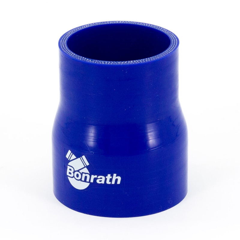 Bonrath Siliconen slang recht Reducer - Lengte:76mm - Ø102>76mm
