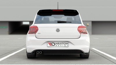 Diffuser passend voor VW Polo GTI Mk6 Glans Zwart