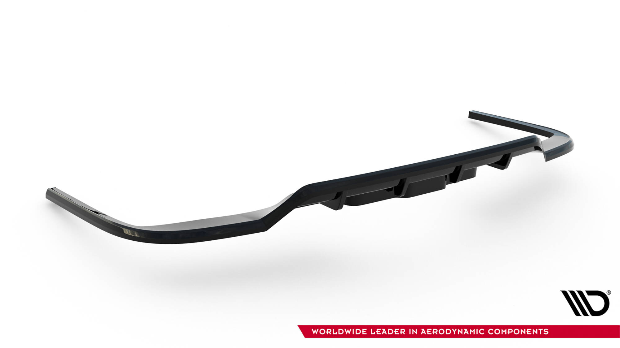 Achter Diffuser passend voor Volkswagen Multivan Long T7 Maxton Glanzend zwart