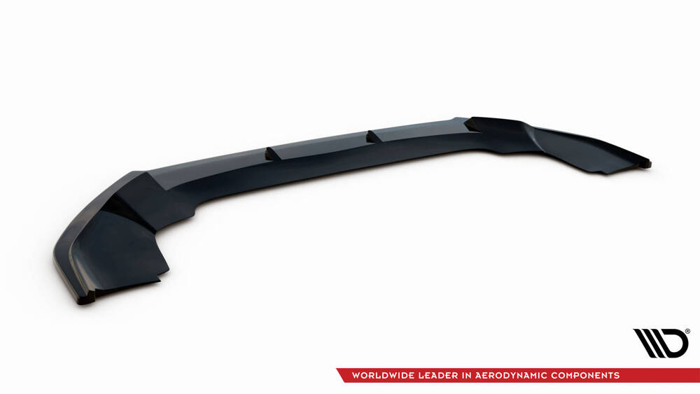 Voorspoiler passend voor VW Crafter MK2 2017- .. Maxton Glans Zwart V.2