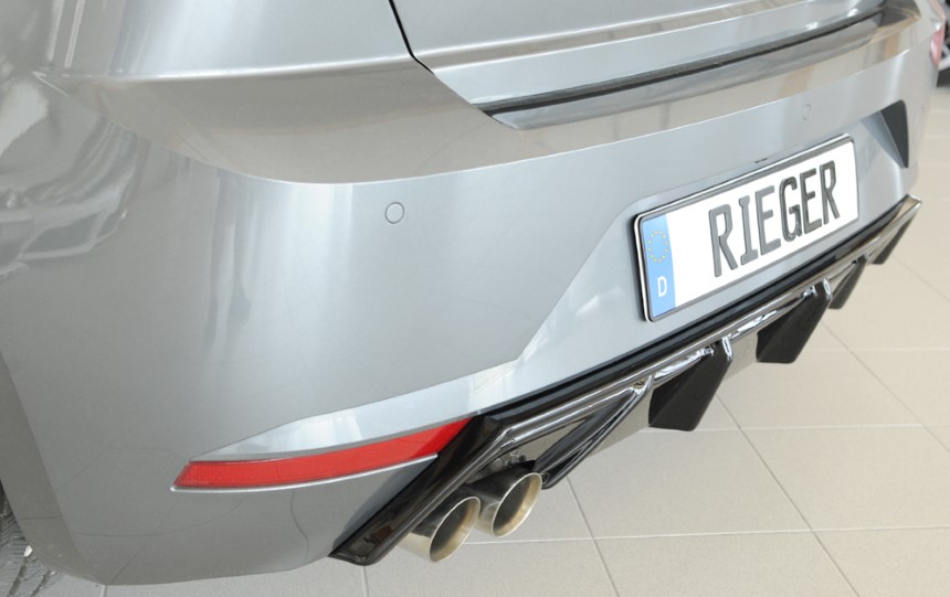 Diffuser passend voor Seat Ibiza KJ Rieger glans zwart