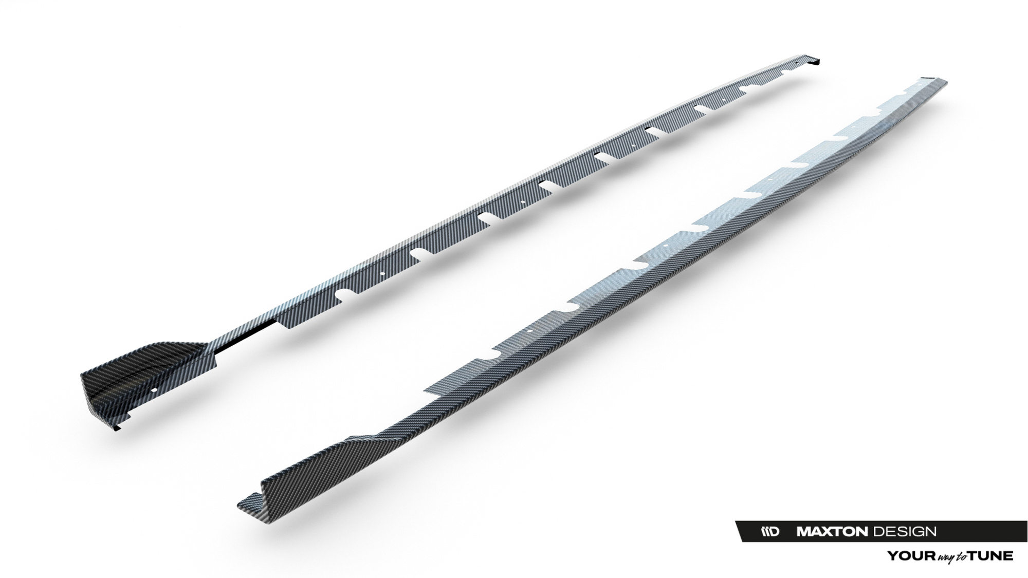 Prepreg Carbon Fiber Zijskirts V.1 Audi RS3 Sedan 8Y Facelift – Maxton Design