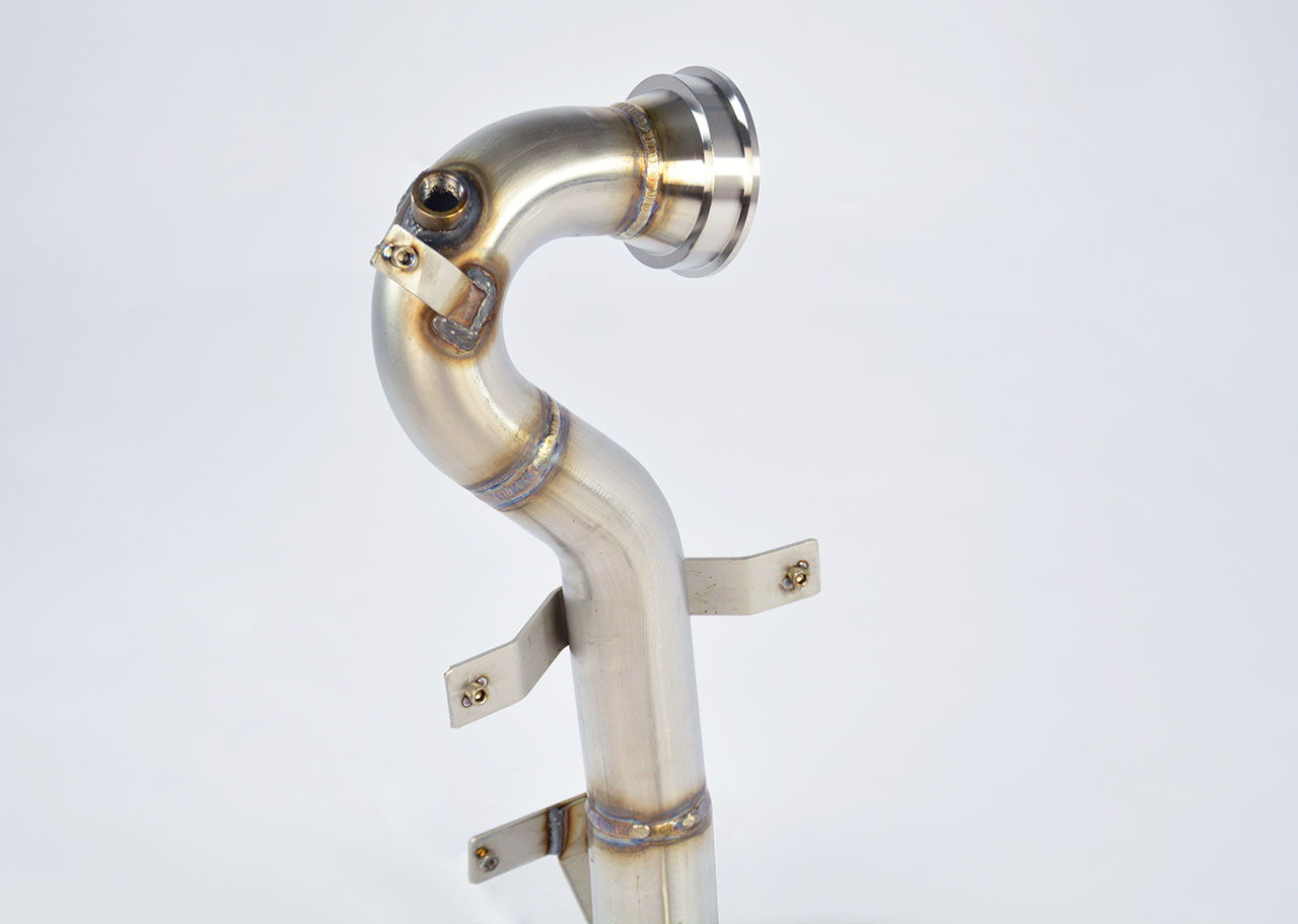 500 ABARTH 1.4T Multiair "Mod. USA" Turbo downpipe kit (Replaces catalytic converter)