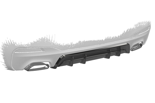 Diffuser passend voor BMW 5 Serie G30 / G31 M pakket