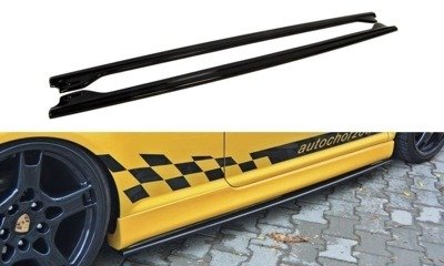 Zijskirts passend voor VW Golf 4 R32 Glans Zwart