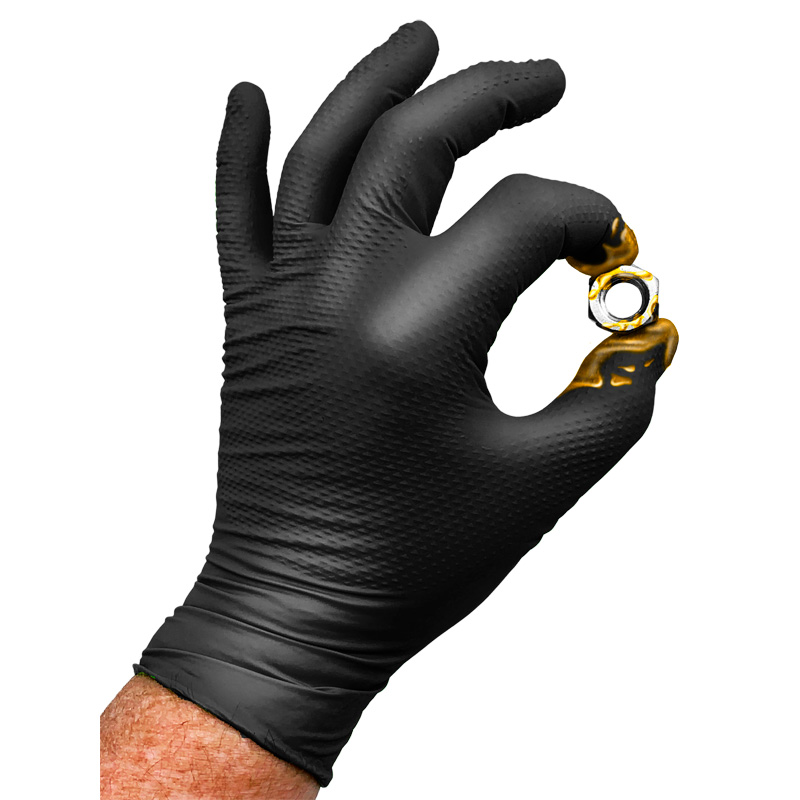 Gripp-It nitril handschoenen - maat XL - Zwart - dispenserdoos à 50 stuks