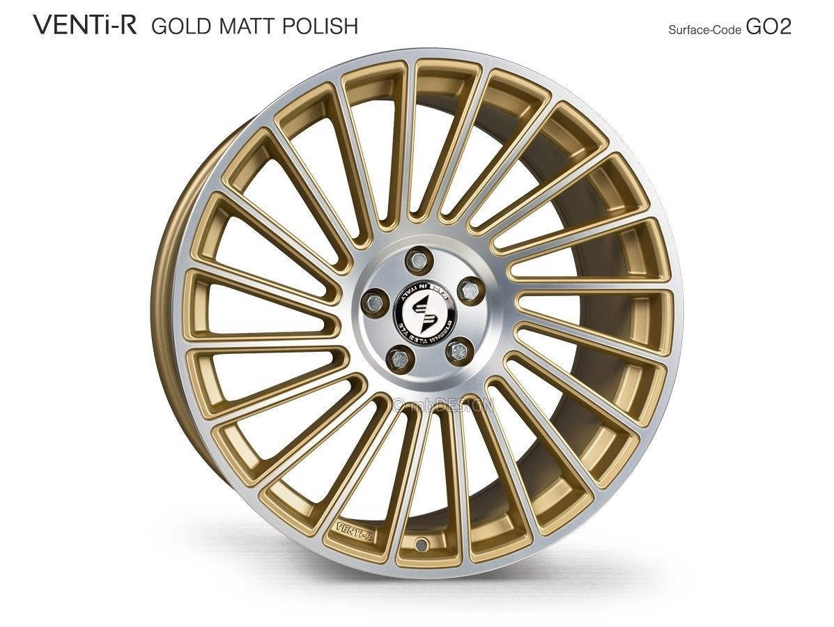EtaBeta VENTi-R 8,5x19 5x112 ET35 Gold Matt Polish