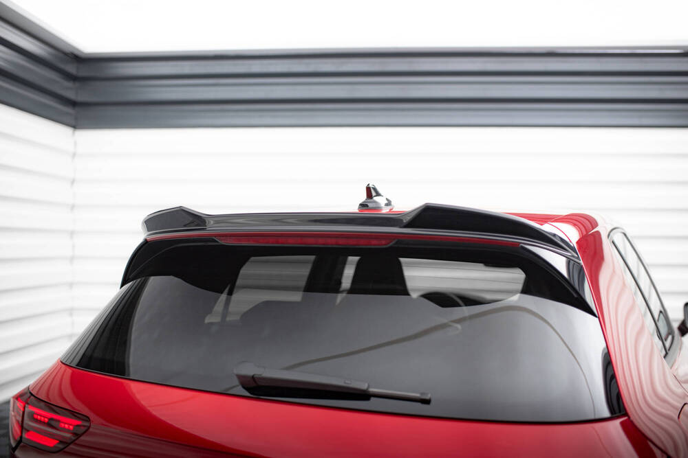 Spoiler passend voor Volkswagen Golf 8 GTI / GTD / GTE / R / R-line Maxton Glans Zwart