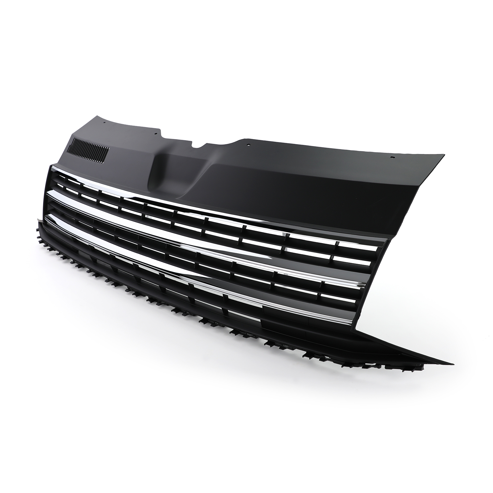 Grill passend voor VW T6 Transporter Zwart-Chroom