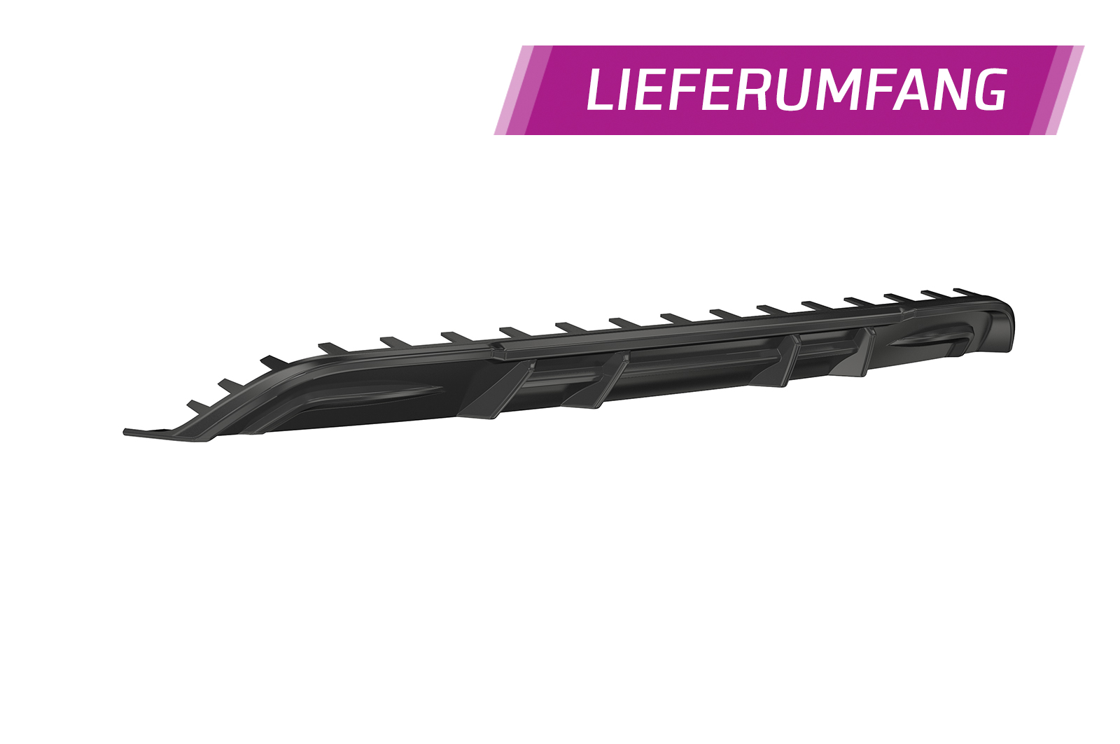 Diffuser passend voor Volkswagen Golf 7 Variant FL CSR Glans Zwart
