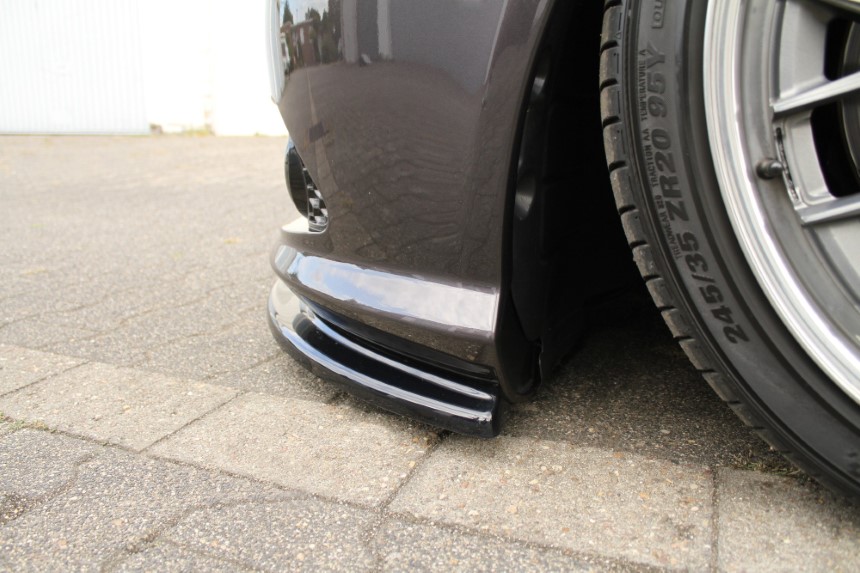 Voorspoiler passend voor Mercedes CL 500 C216 Maxton Design glans zwart